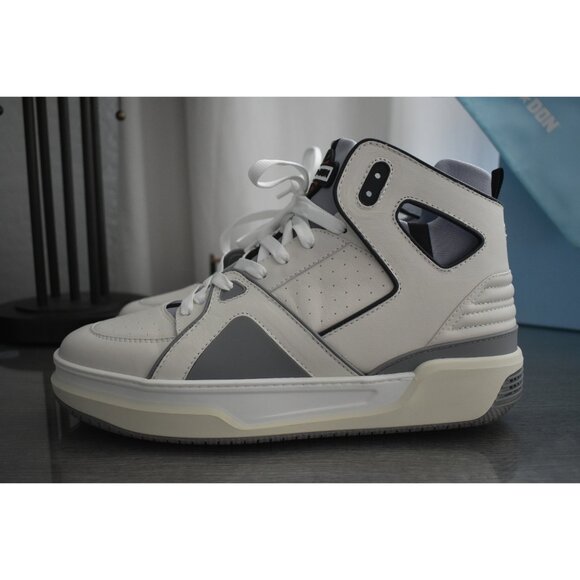 Just Don Basketball Courtside Hi ‘White Grey’ (32JUSQ01-226350-99) – Size 46 EU - Picture 1 of 16